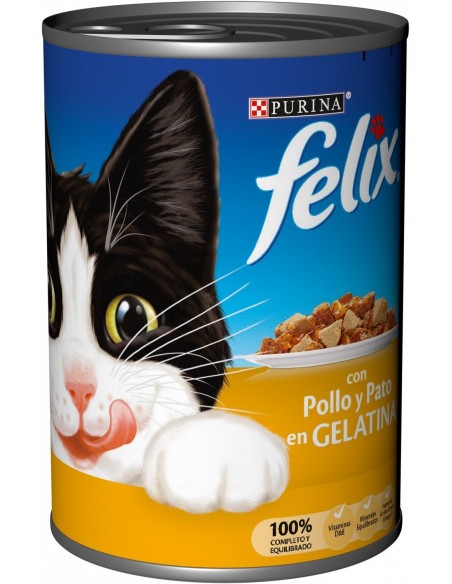 Purina Felix Cat Adult Pollastre i Ànec 400 gr