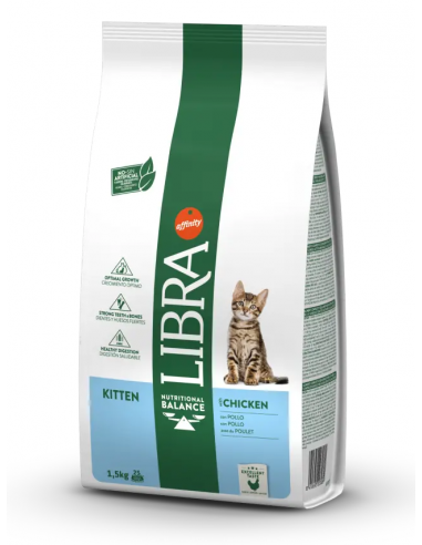 Libra Cat Kitten Pollastre. 1,5 kg 8410650203089