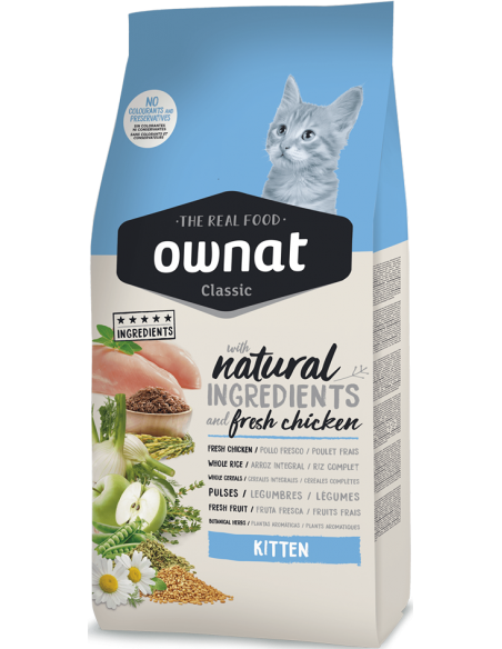 Ownat Cat Classic Kitten Pollastre 4 kg 8429037016266