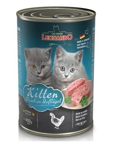 Leonardo Kitten Ave y Ternera 400 gr 4002633756244