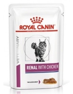 Royal Canin Veterinary Diet Cat Renal with Chicken Gravy 85 gr 9003579000458