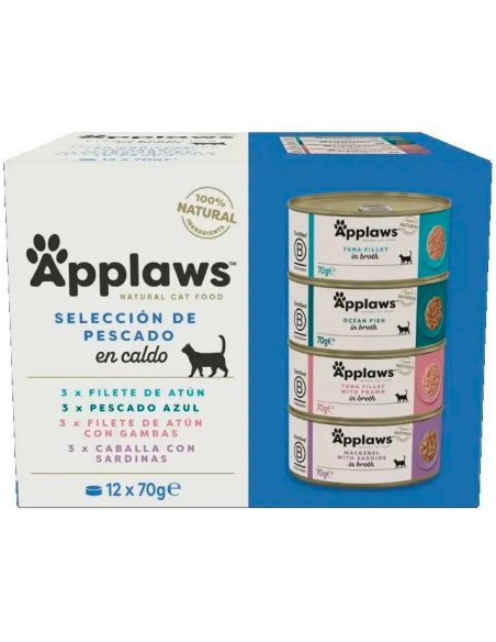 Applaws Cat Multipack Peix 12x70gr