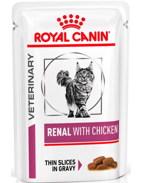 Royal Canin Veterinary Diet Cat Renal with Chicken Gravy 85 gr