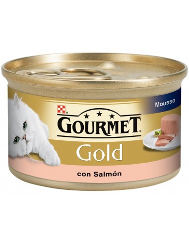 Purina Gourmet Gold Cat Adult Mousse Salmón 85 gr. 7613033156212