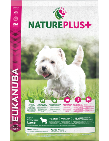 Eukanuba Nature Plus Dog Adult Small 2,3 kg. 8710255140728