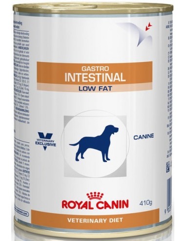 Royal Canin Veterinary Diet Dog Adult Gastrointestinal Low Fat Mousse 410 gr 9003579309452